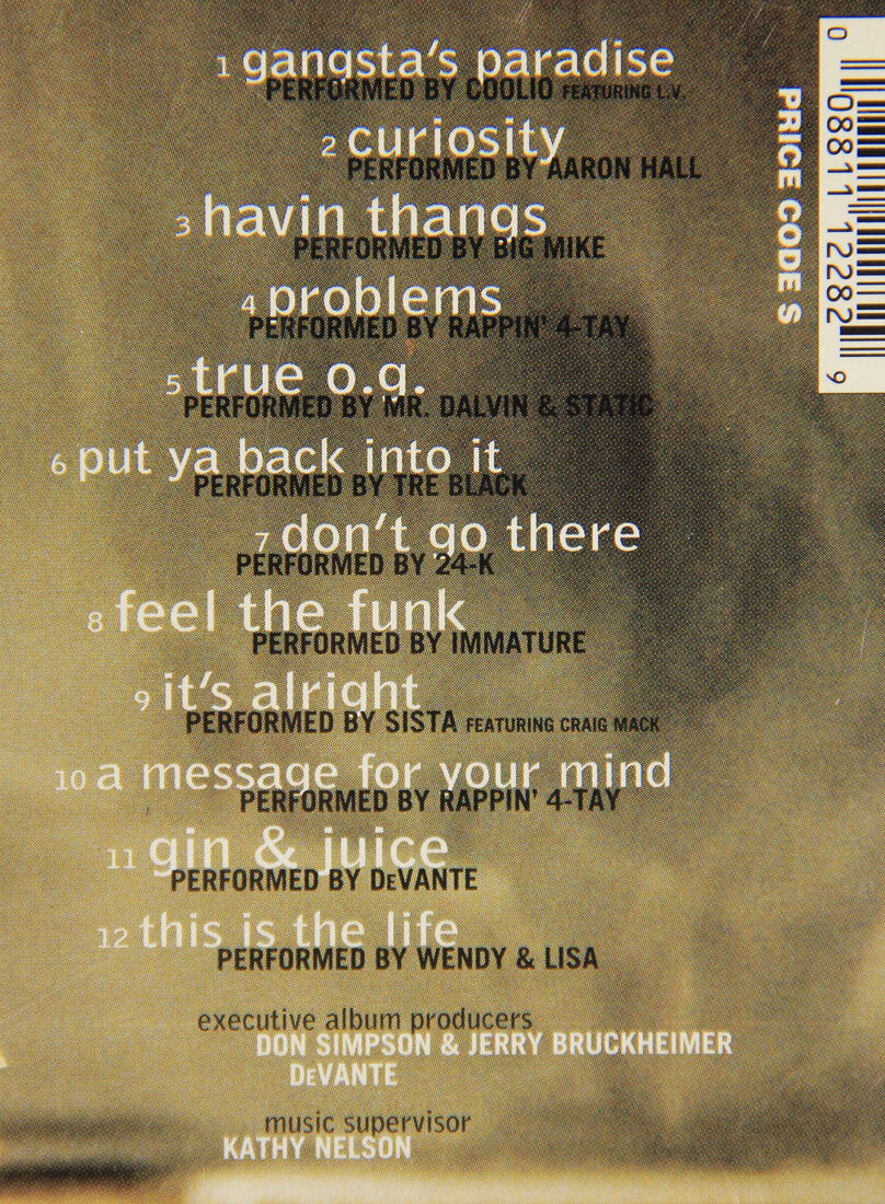 Dangerous Minds Soundtrack 1995 OST Various Artists Canada L008583