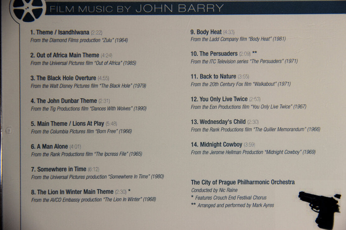 Film Music By John Barry Soundtracks 2006 OST UK Silva Screen Masterworks L008599