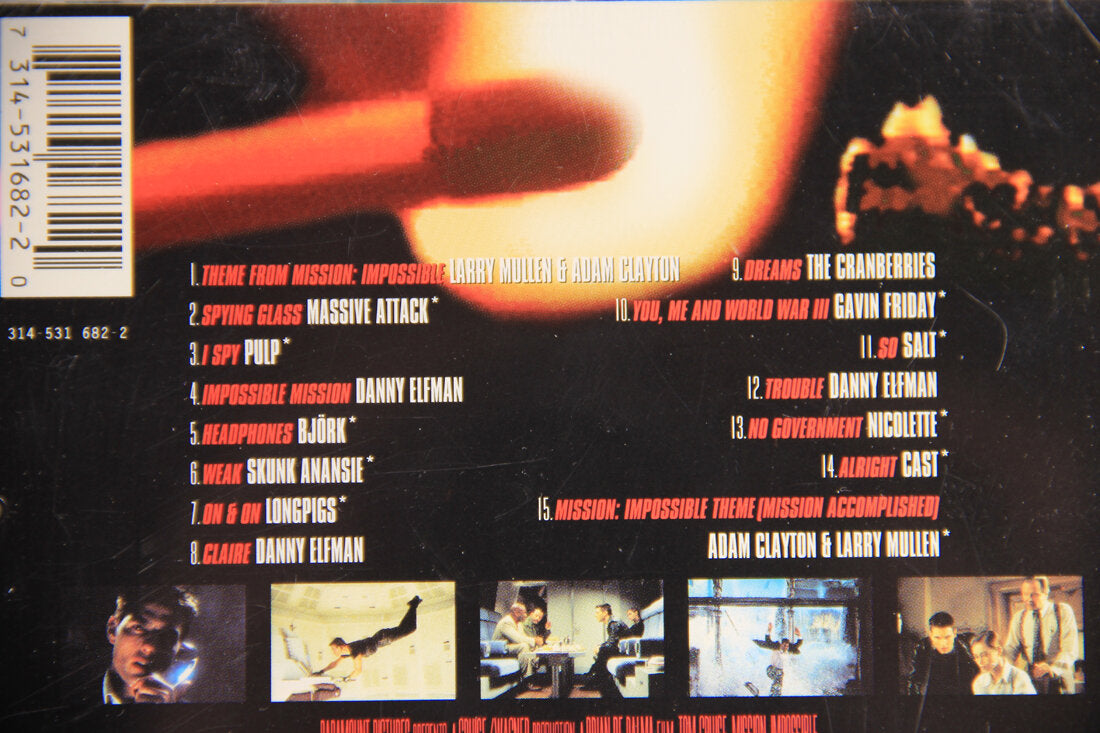 Mission Impossible Soundtrack 1996 OST Danny Elfman And Various Canada L008602