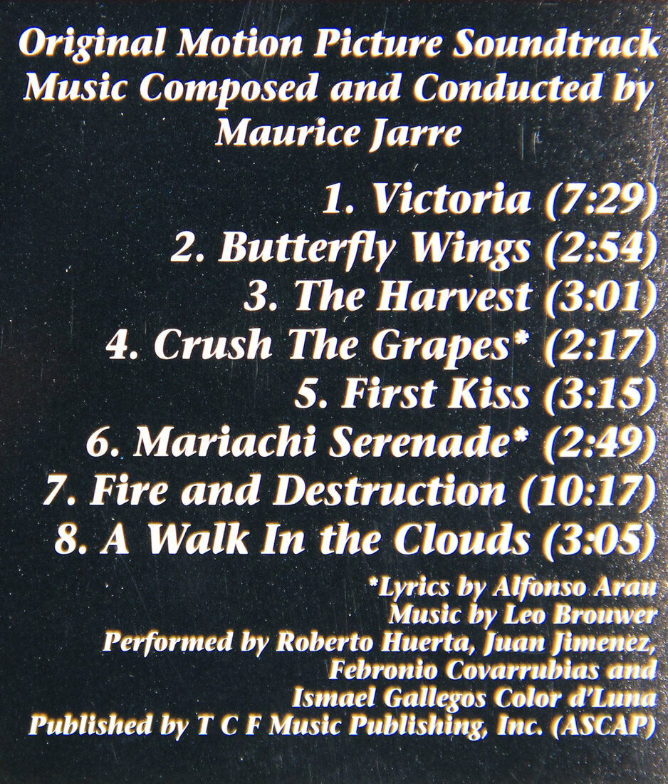 A Walk In The Clouds Soundtrack 1995 OST Maurice Jarre USA L008619