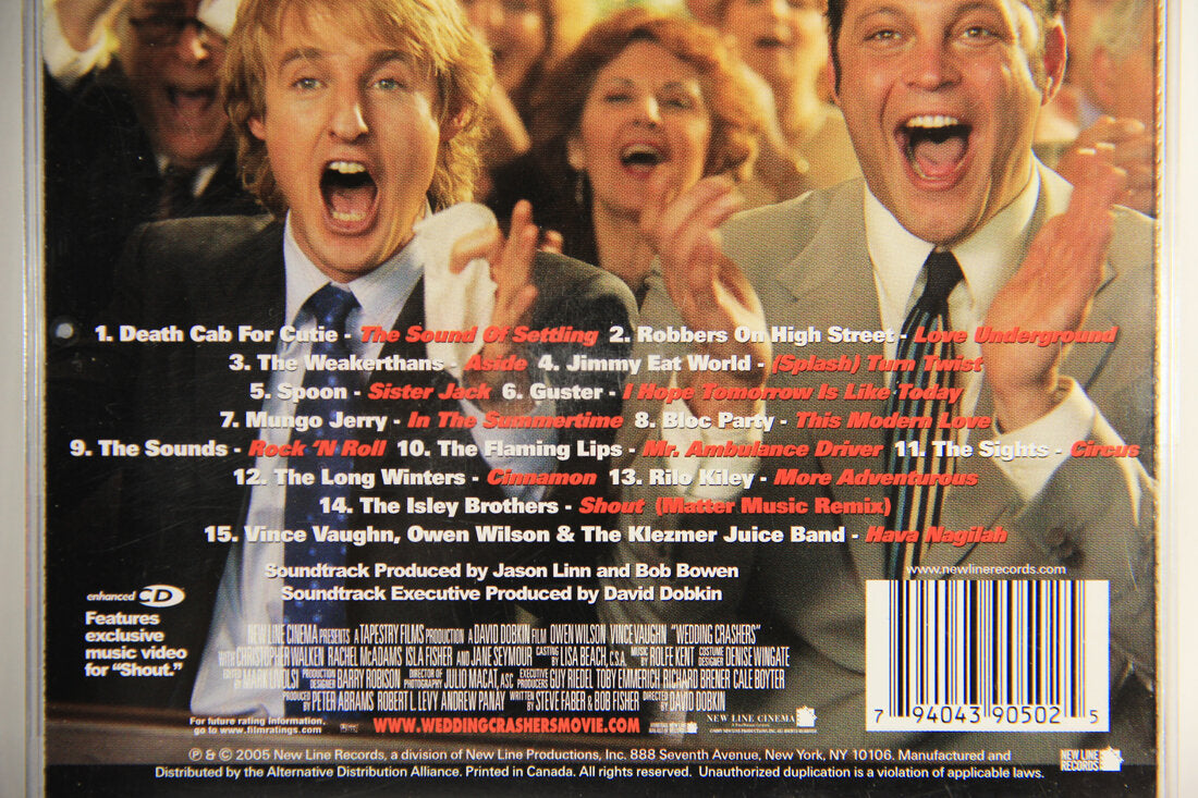 Wedding Crashers Soundtrack 2005 OST Various Artists Canada L008620