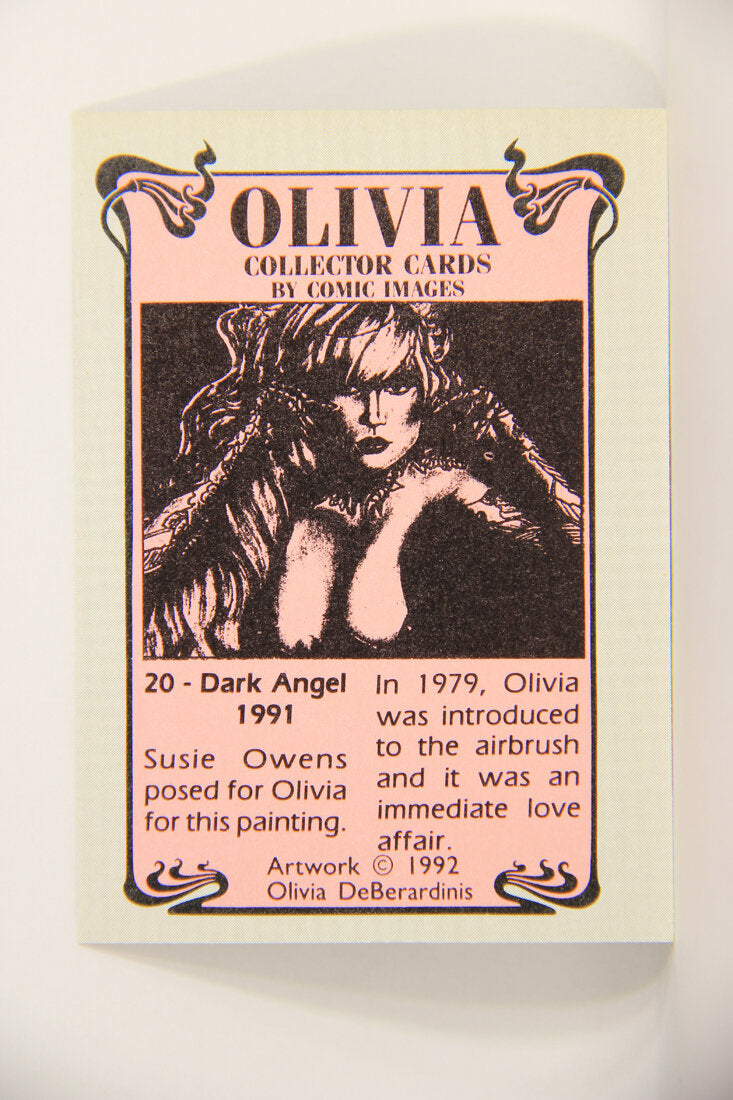 Olivia De Berardinis 1992 Trading Card #20 Dark Angel 1991 ENG Pin-Up Art L008659