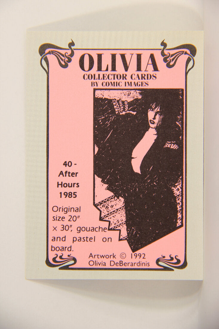 Olivia De Berardinis 1992 Trading Card #40 After Hours 1985 ENG Pin-Up Art L008679