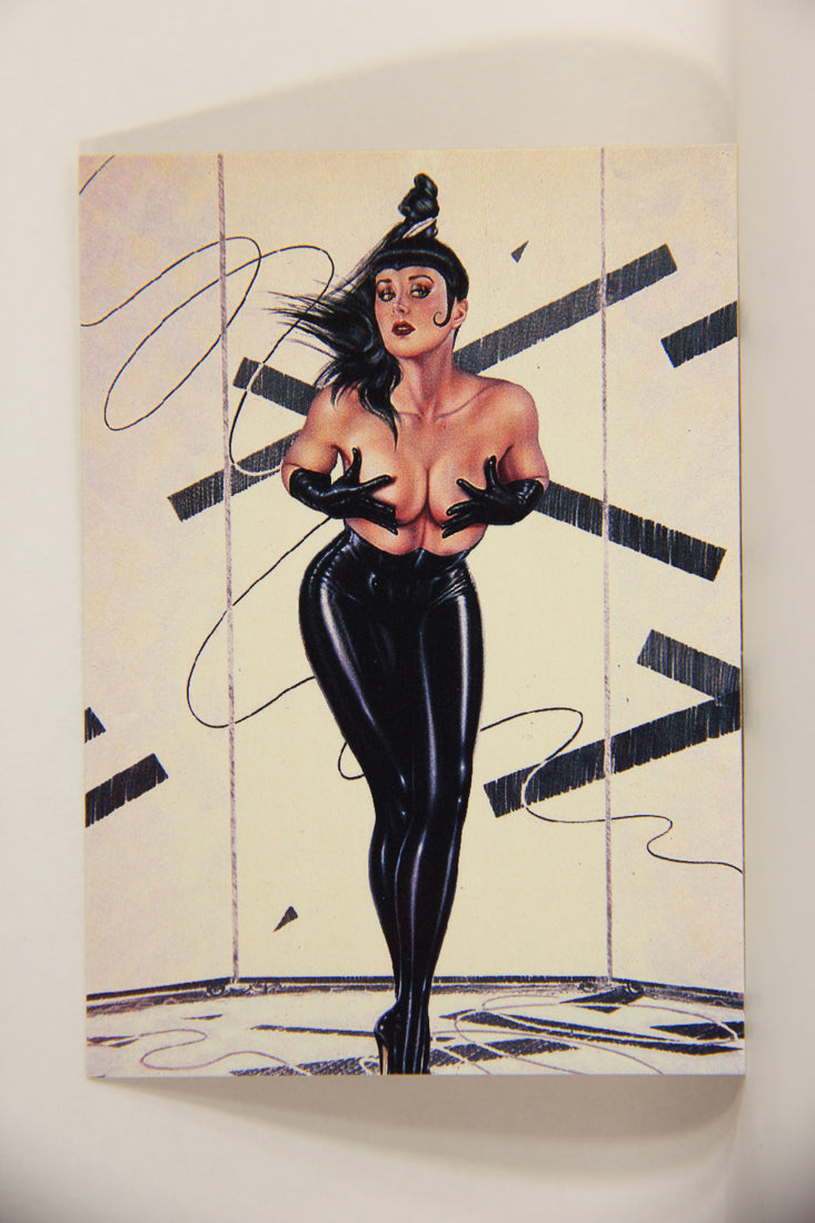 Olivia De Berardinis 1992 Trading Card #47 Auto Gyro 1989 ENG Pin-Up Art L008686
