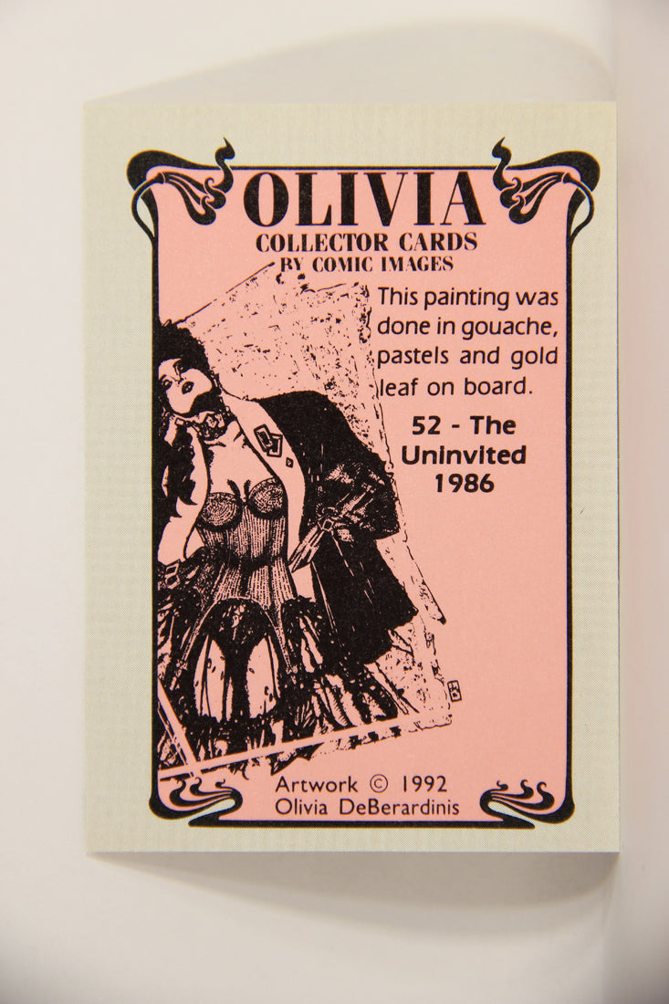 Olivia De Berardinis 1992 Trading Card #52 The Uninvited 1986 ENG Pin-Up Art L008691