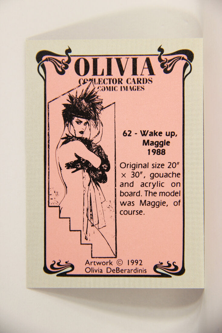 Olivia De Berardinis 1992 Trading Card #62 Wake Up Maggie 1988 ENG Pin-Up Art L008701
