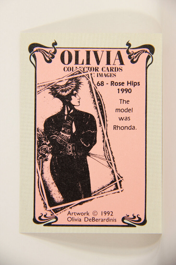 Olivia De Berardinis 1992 Trading Card #68 Rose Hips 1990 ENG Pin-Up Art L008707