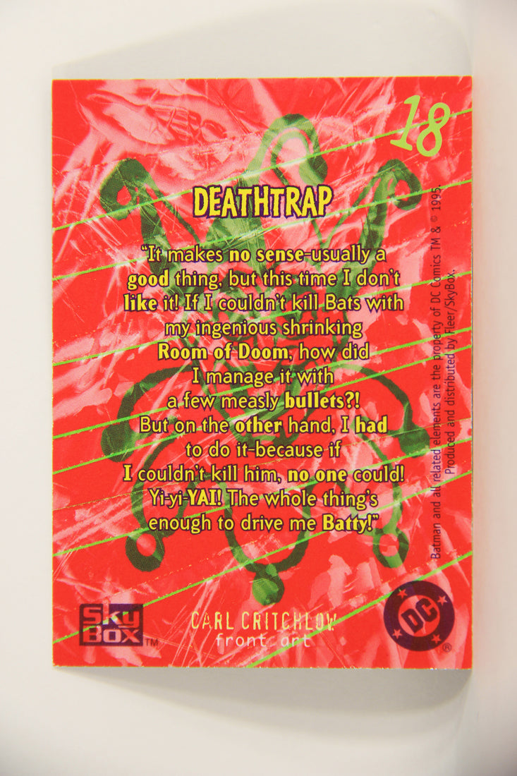 Batman Master Series 1995 Trading Card #18 Deathtrap ENG L008747