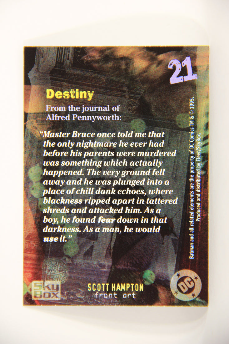 Batman Master Series 1995 Trading Card #21 Destiny ENG L008750