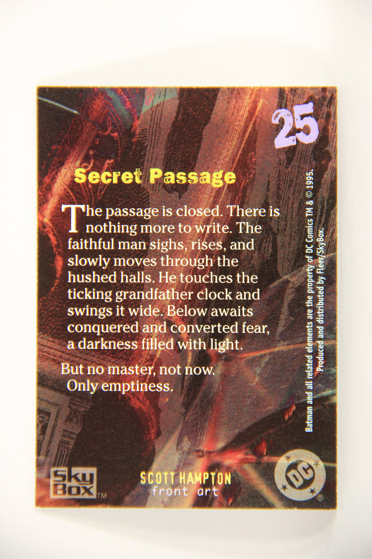 Batman Master Series 1995 Trading Card #25 Secret Passage ENG L008754