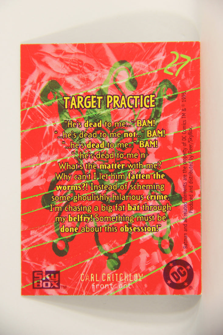 Batman Master Series 1995 Trading Card #27 Target Practice ENG L008756