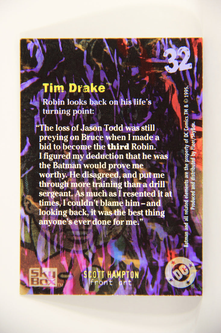 Batman Master Series 1995 Trading Card #32 Tim Drake ENG L008761