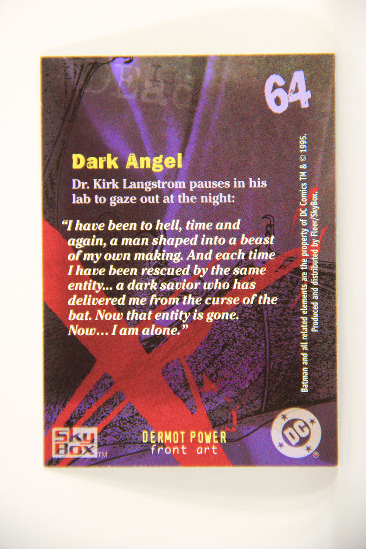 Batman Master Series 1995 Trading Card #64 Dark Angel ENG L008793