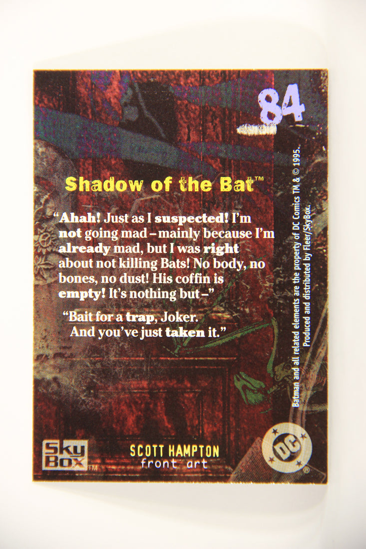 Batman Master Series 1995 Trading Card #84 Shadow Of The Bat ENG L008813