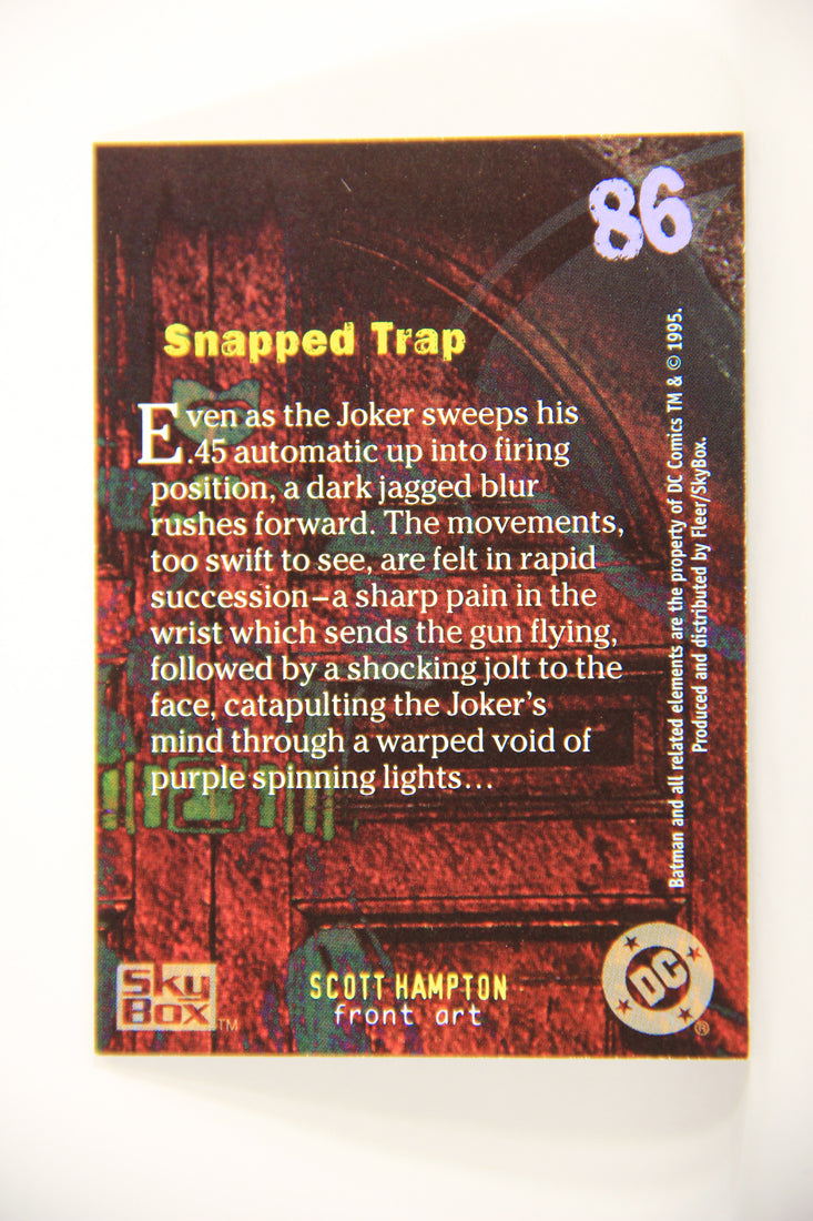 Batman Master Series 1995 Trading Card #86 Snapped Trap ENG L008815