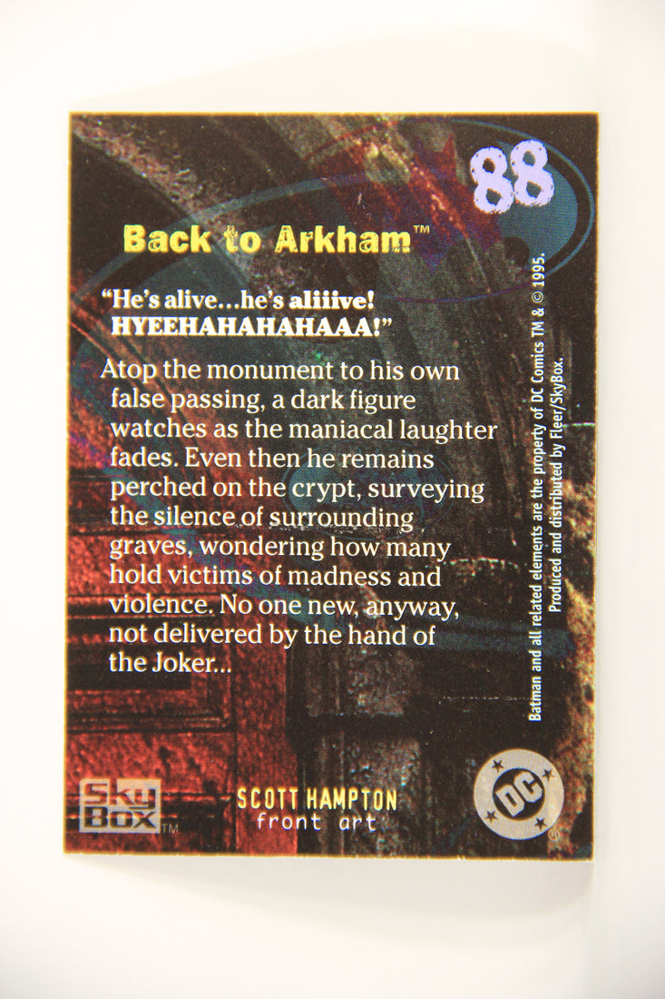 Batman Master Series 1995 Trading Card #88 Back To Arkham ENG L008817