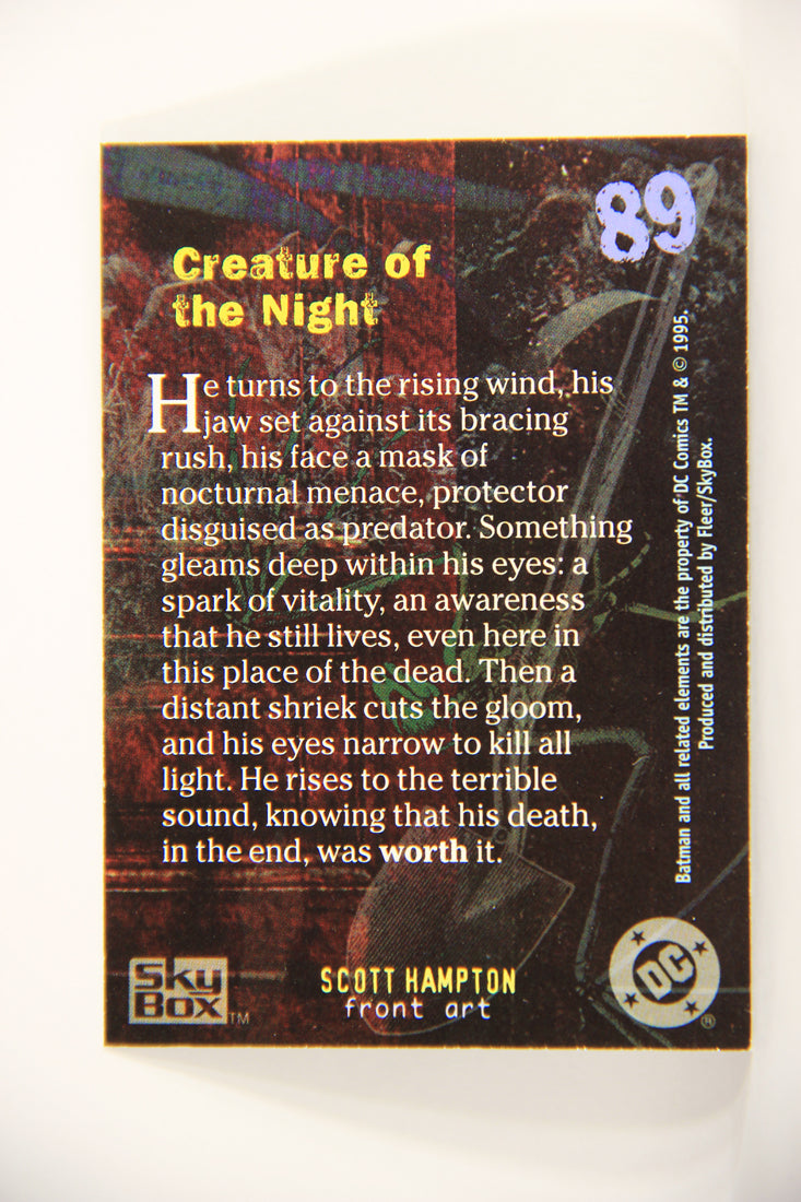 Batman Master Series 1995 Trading Card #89 Creature Of The Night ENG L008818