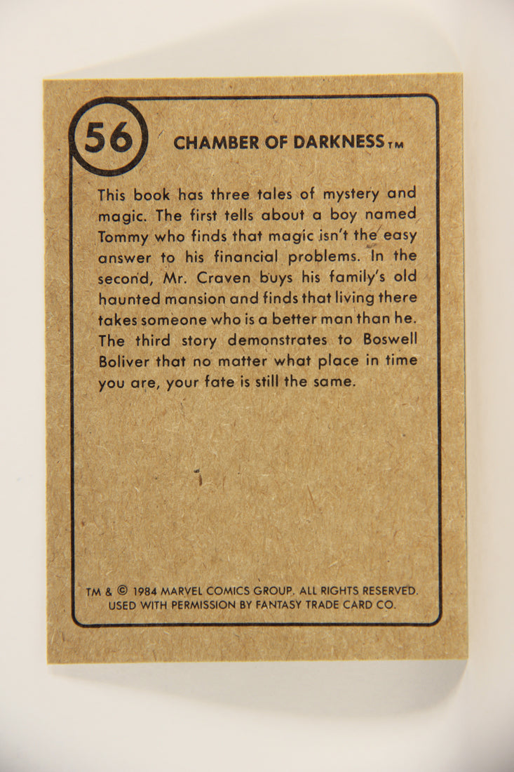 Marvel Superheroes First Issue Covers 1984 Card #56 Chamber Of Darkness ENG L009041