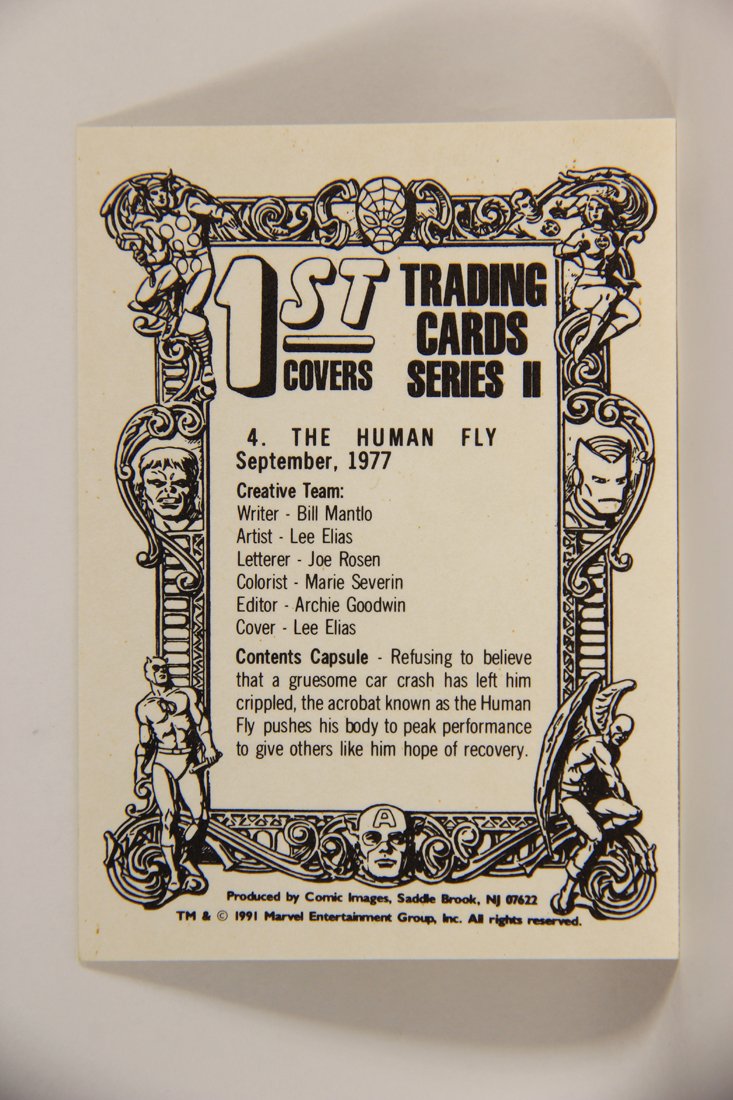 Marvel Superheroes First Issue Covers 1991 Trading Card #4 The Human Fly ENG L009049