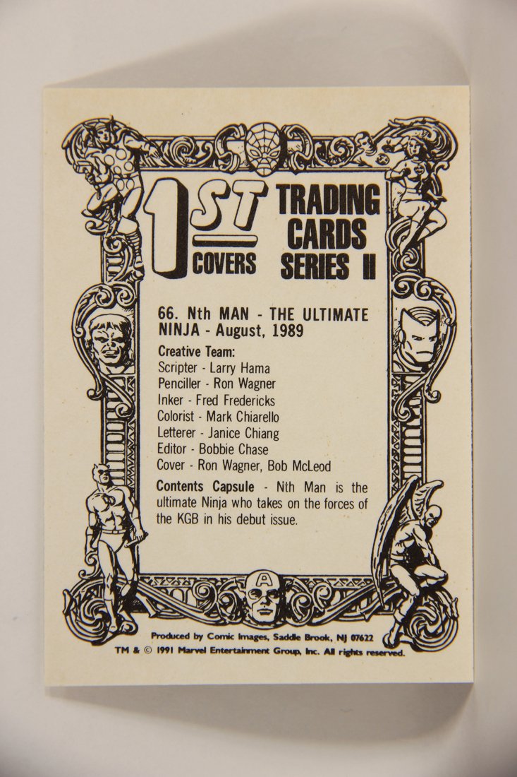 Marvel Superheroes First Issue Covers 1991 Trading Card #66 Nth Man The Ultimate Ninja ENG L009111