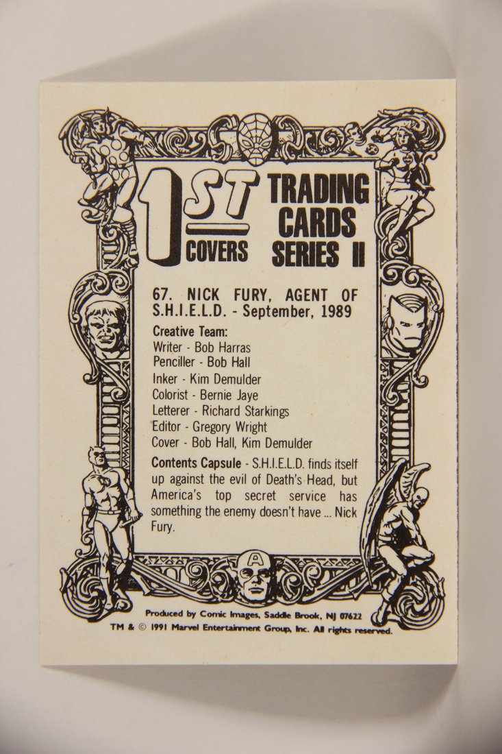 Marvel Superheroes First Issue Covers 1991 Trading Card #67 Nick Fury Agent Of Shield ENG L009112