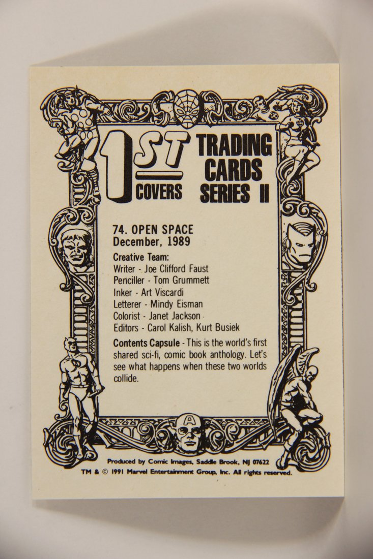 Marvel Superheroes First Issue Covers 1991 Trading Card #74 Open Space ENG L009119