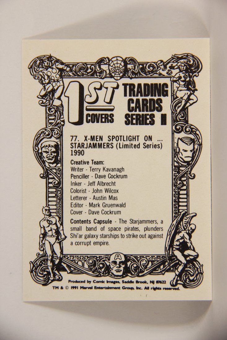 Marvel Superheroes First Issue Covers 1991 Card #77 X-Men Spotlight On Starjammers ENG L009122