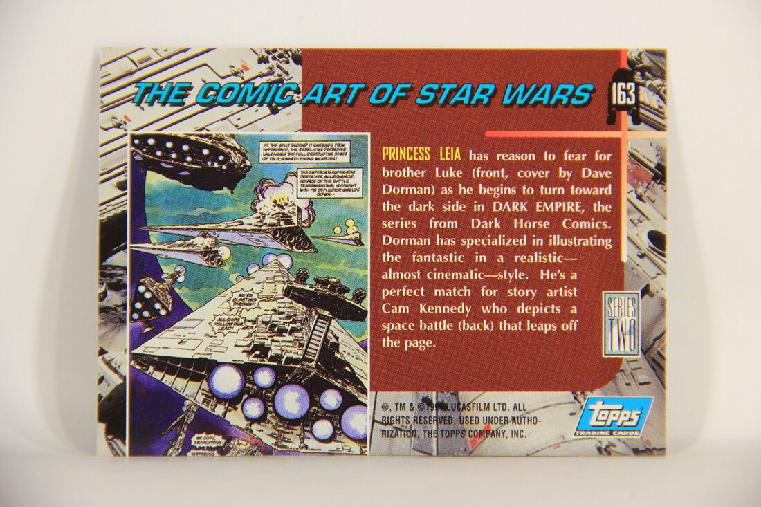 Star Wars Galaxy 1994 Topps Trading Card #163 Princess Leia Organa Artwork ENG L009313