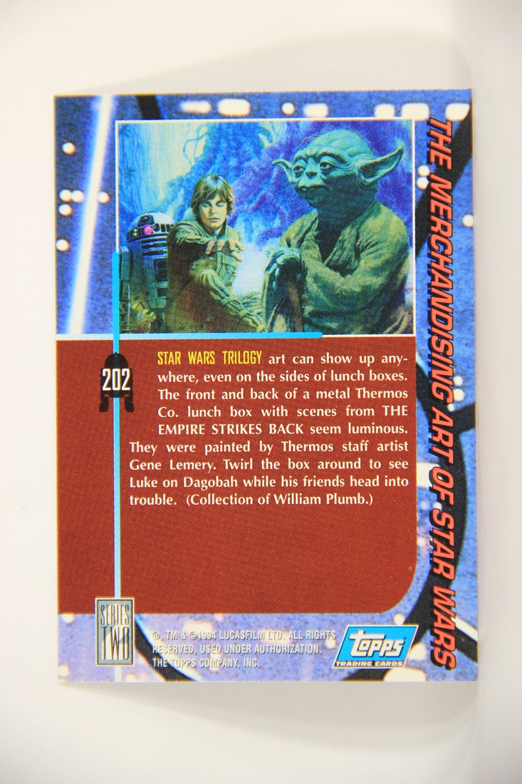 Star Wars Galaxy 1994 Topps Trading Card #202 ESB Lunch Box Artwork ENG L009316