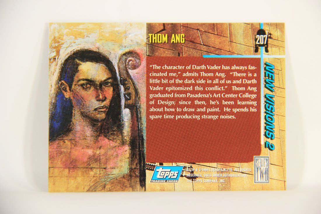 Star Wars Galaxy 1994 Topps Trading Card #207 Darth Vader Artwork ENG L009320