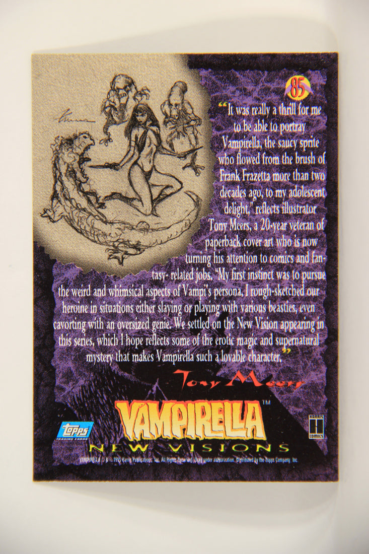 Vampirella 1995 Topps Trading Card #85 Vampirella By Tony Meers ENG L009408