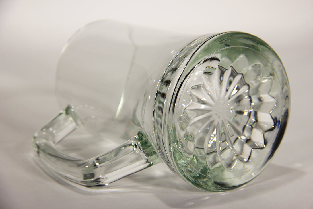 Grolsch Beer Mug Netherlands Clear Glass With Nice Logo L009557