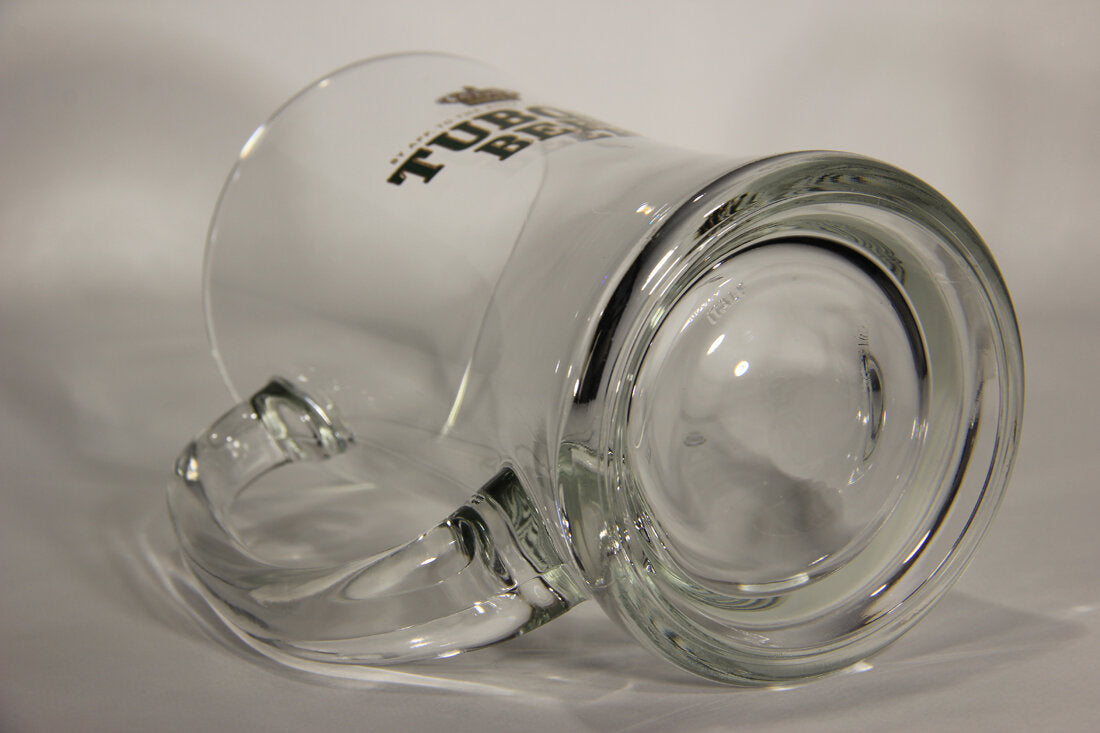 Tuborg 0.4L Beer Glass Mug Denmark Crown Logo By Appointment To Royal Danish Court L009566
