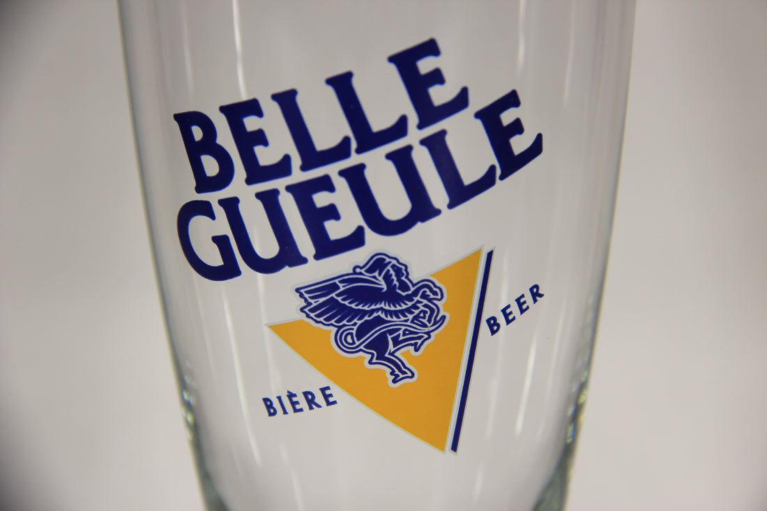 Belle Gueule Beer Pilsner Glass FR-ENG Box Canada Quebec L009597