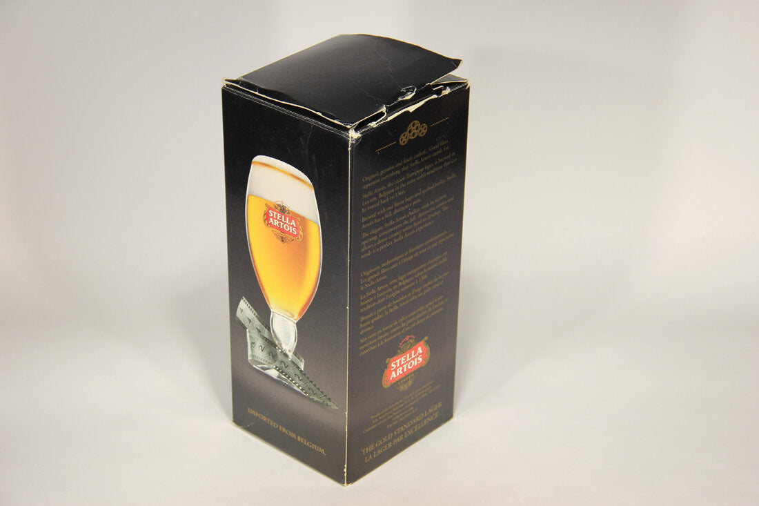 Stella Artois Screen Edition Boxed Beer Chalice Glass FR-ENG Box Belgium L009599