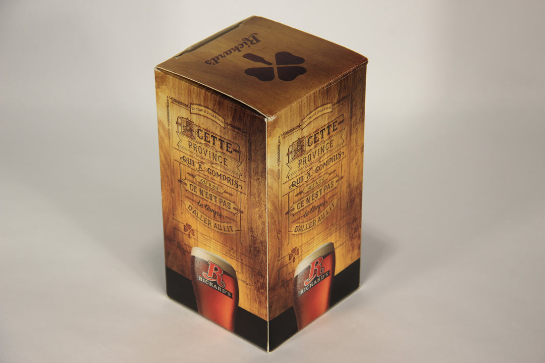 Rickard's St. Patrick's Day Collector Edition Beer Pint Glass French Box Canada L009613