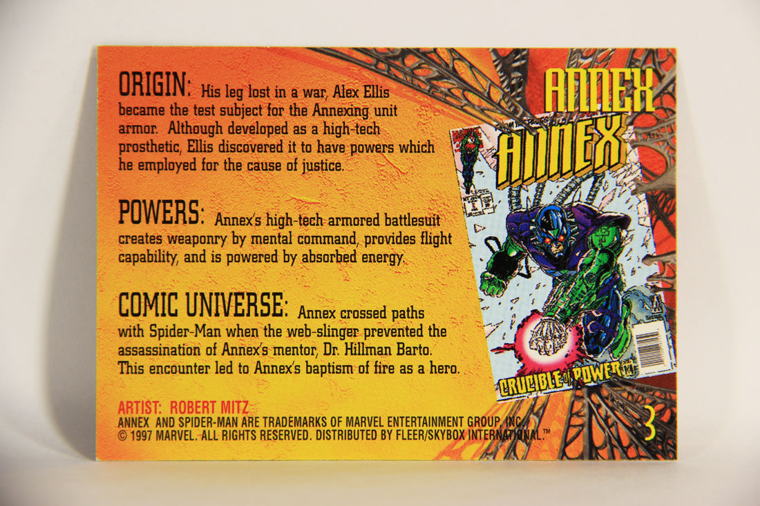 Spider-Man International 1997 Trading Card #3 Annex ENG L009637