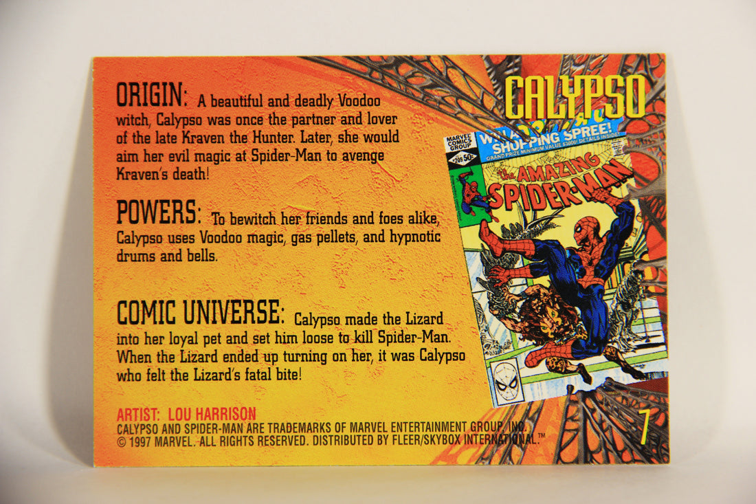 Spider-Man International 1997 Trading Card #7 Calypso ENG L009641