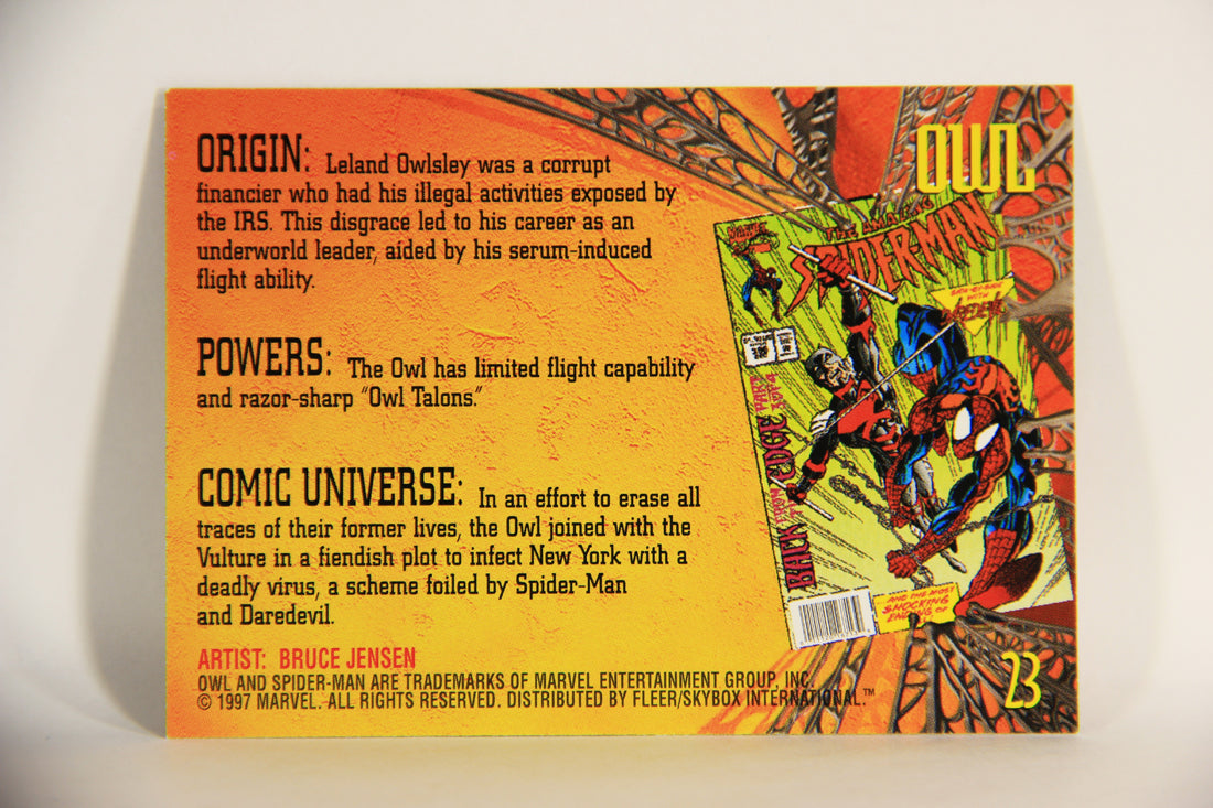 Spider-Man International 1997 Trading Card #23 Owl ENG L009657