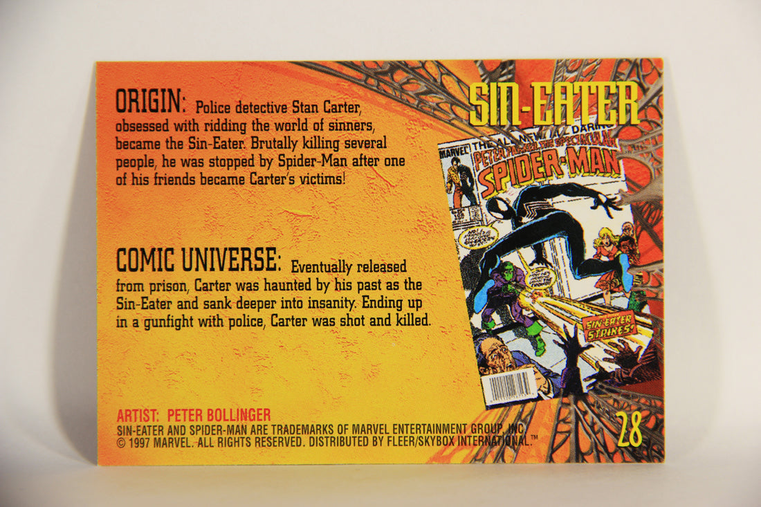 Spider-Man International 1997 Trading Card #28 Sin-Eater ENG L009662
