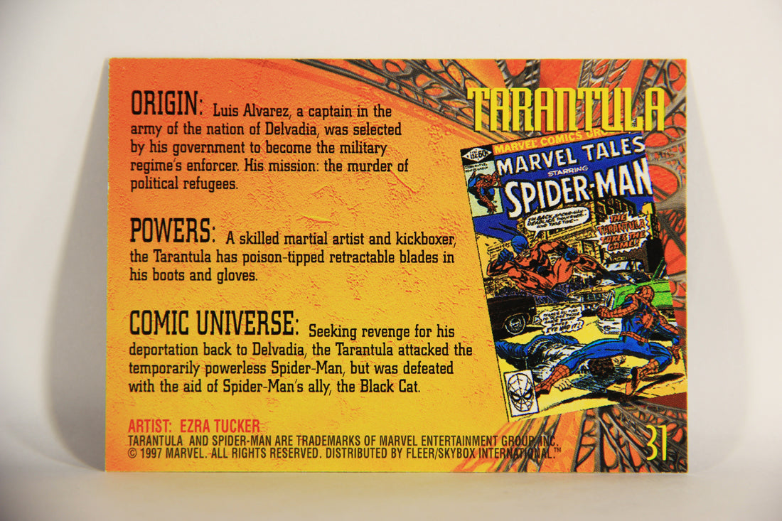 Spider-Man International 1997 Trading Card #31 Tarantula ENG L009665