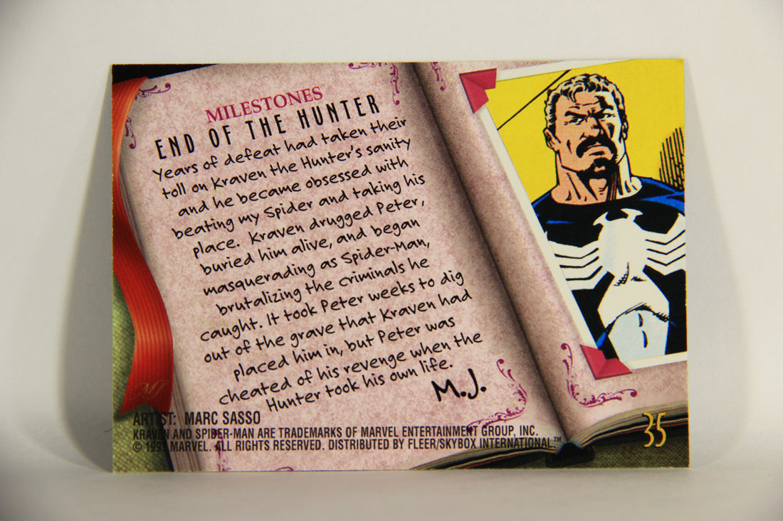 Spider-Man International 1997 Trading Card #35 Kraven's Last Hunt ENG L009669