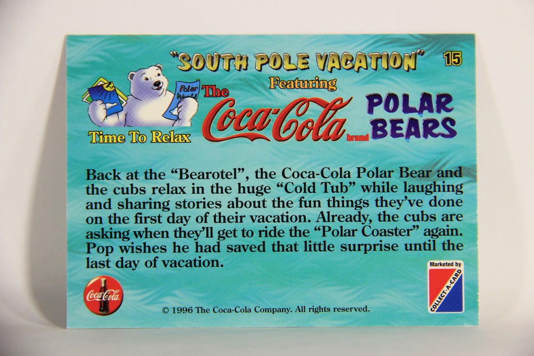 Coca-Cola Polar Bears 1996 Trading Card #15 Time To Relax L009699