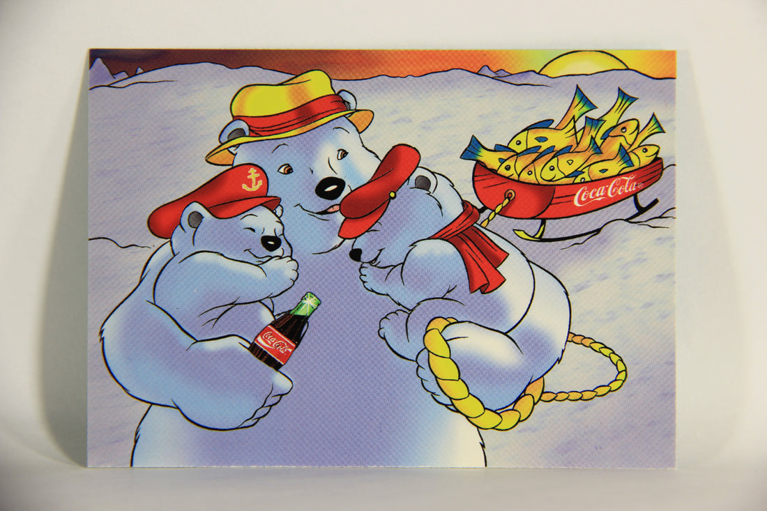 Coca-Cola Polar Bears 1996 Trading Card #17 A Long Day L009701