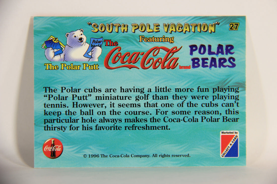 Coca-Cola Polar Bears 1996 Trading Card #27 The Polar Putt L009711