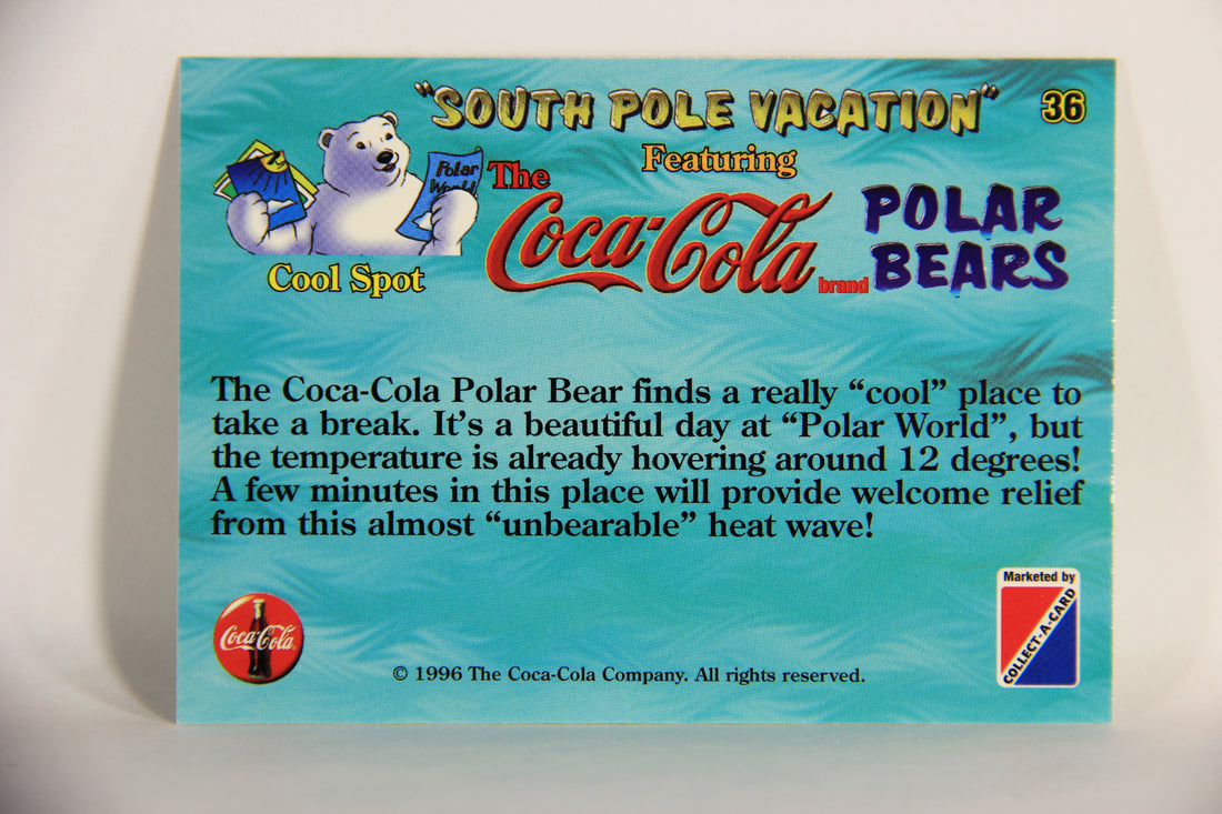 Coca-Cola Polar Bears 1996 Trading Card #36 Cool Spot L009720