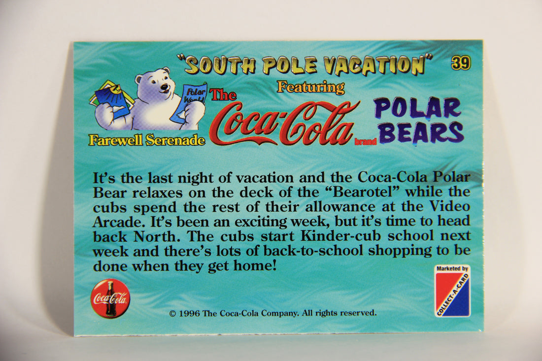 Coca-Cola Polar Bears 1996 Trading Card #39 Farewell Serenade L009723