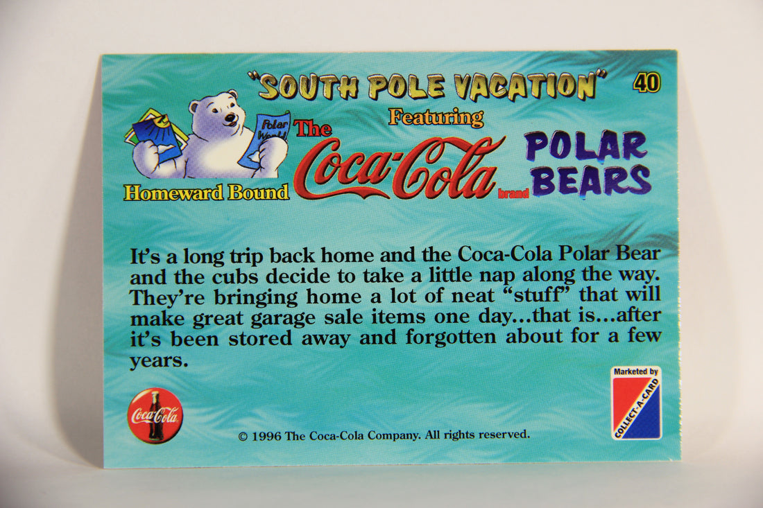 Coca-Cola Polar Bears 1996 Trading Card #40 Homeward Bound L009724