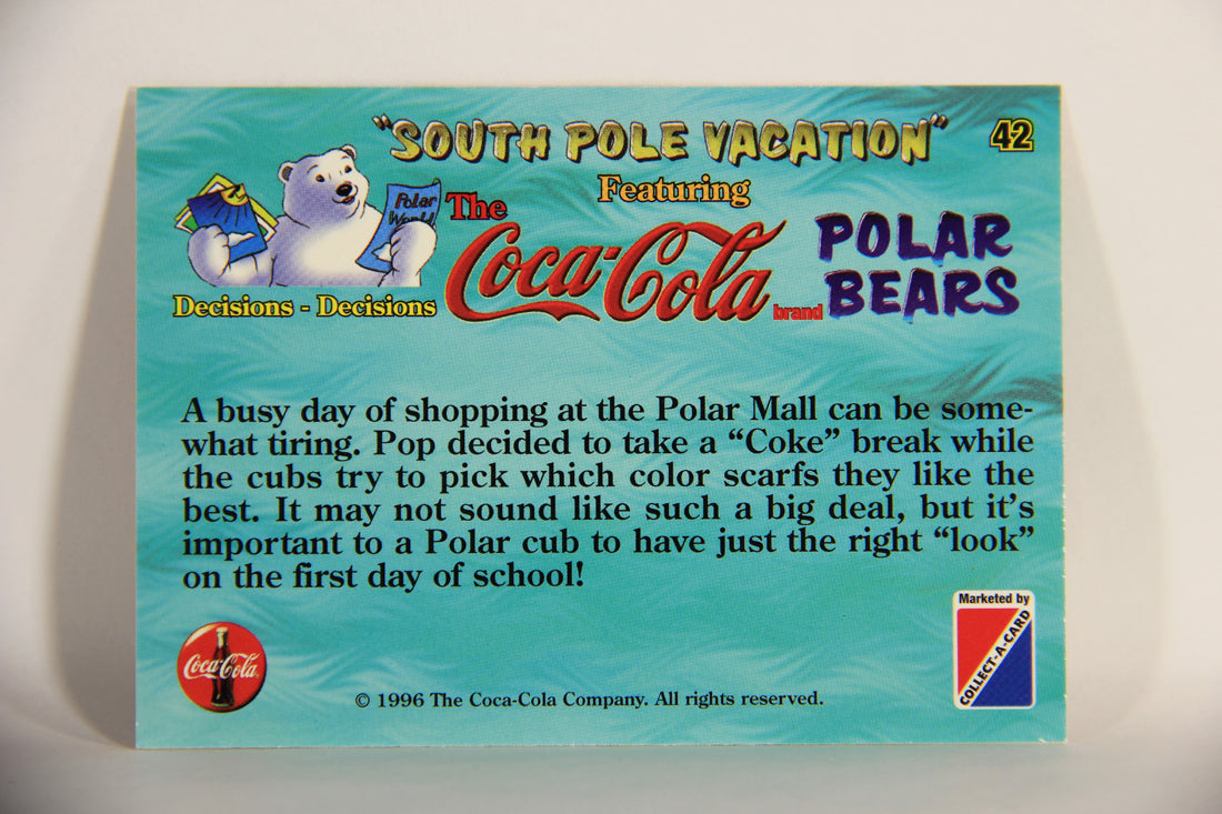 Coca-Cola Polar Bears 1996 Trading Card #42 Decisions Decisions L009726