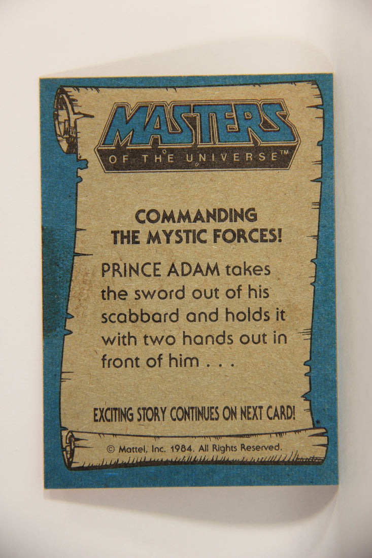 Masters Of The Universe MOTU 1984 Trading Card #11 Commanding The Mystic Forces ENG L009745